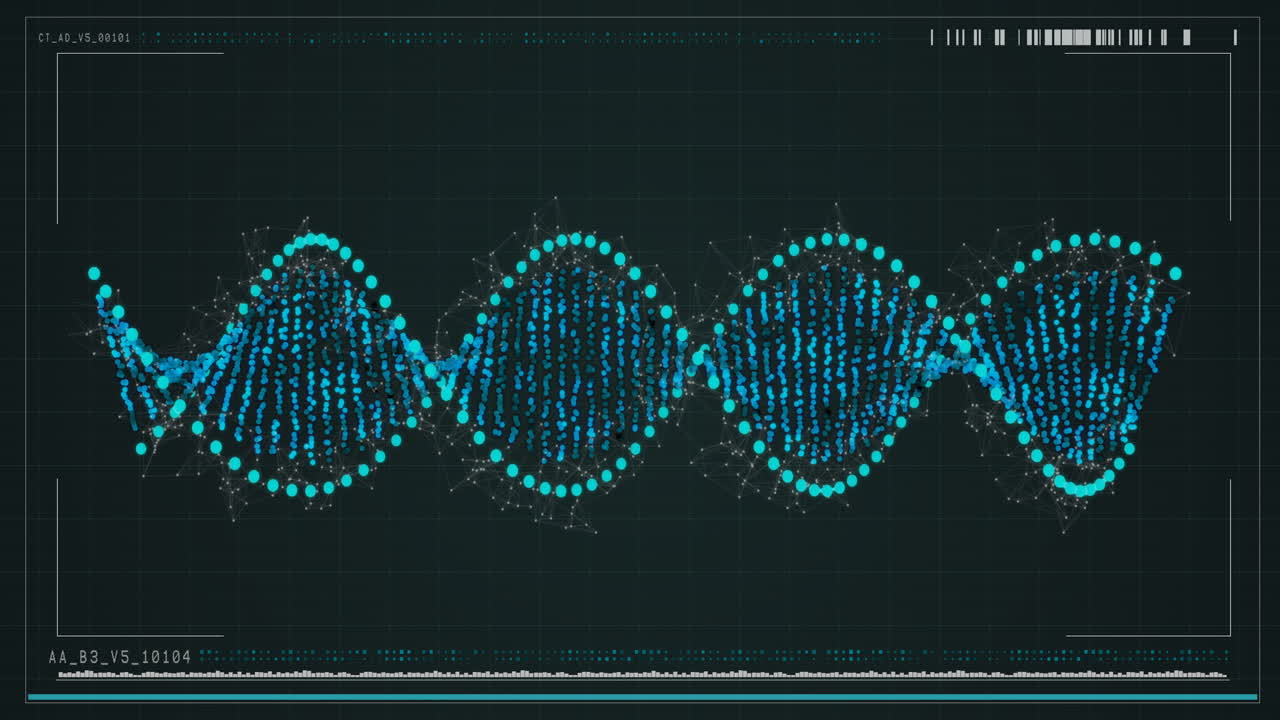 Digitally generated dna structure
