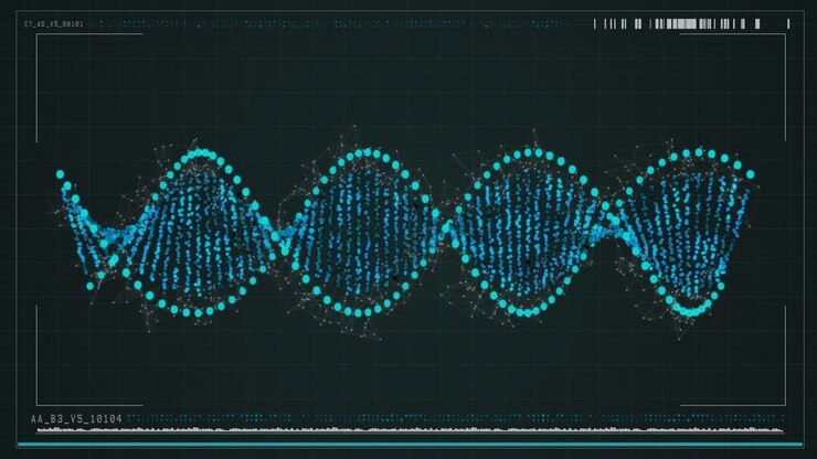 Digitally generated dna structure