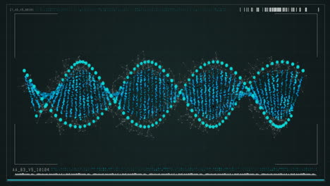 digitally generated dna structure