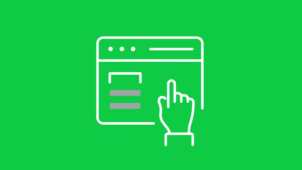 Animated Cursor Clicking on Web Browser Interface