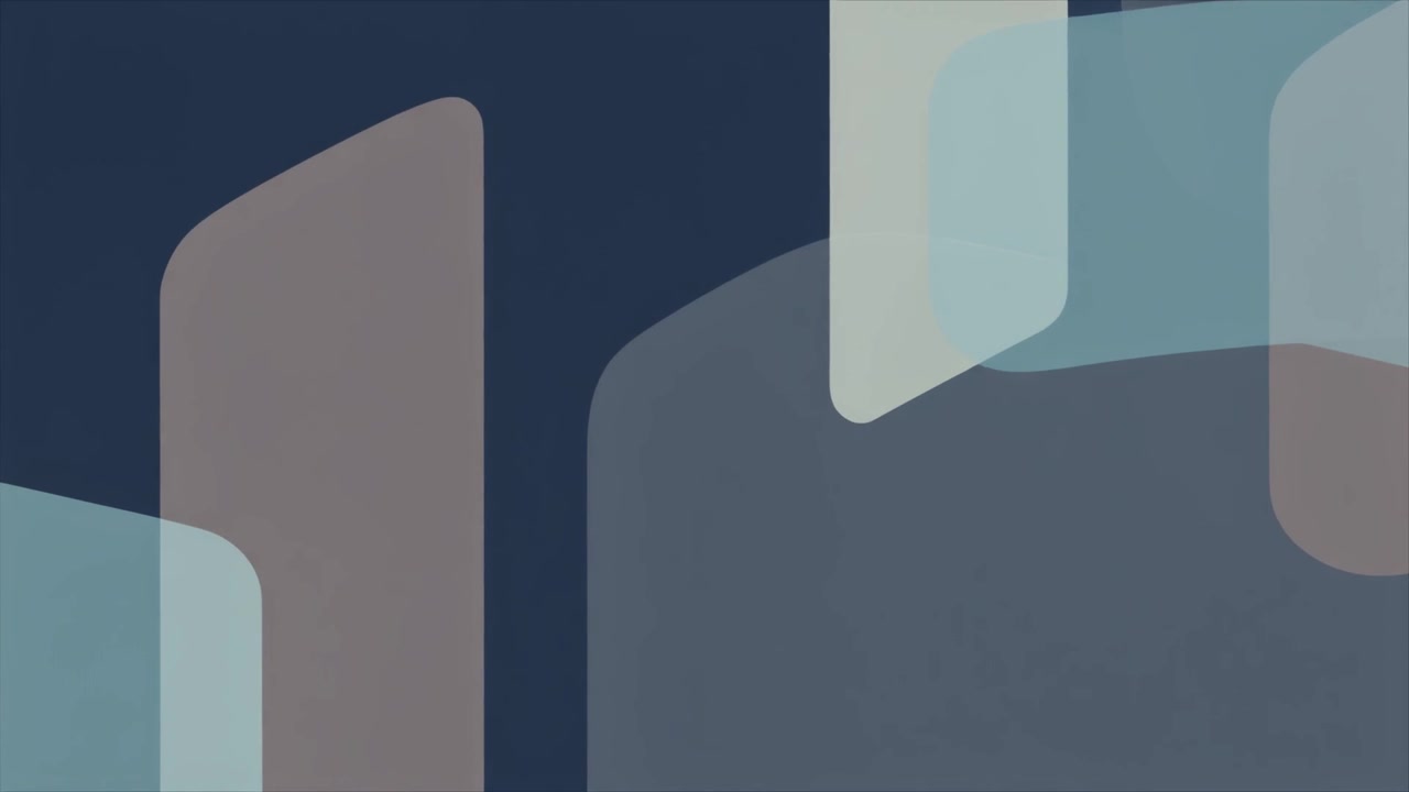 Abstract Motion Background with Overlapping Geometric Shapes
