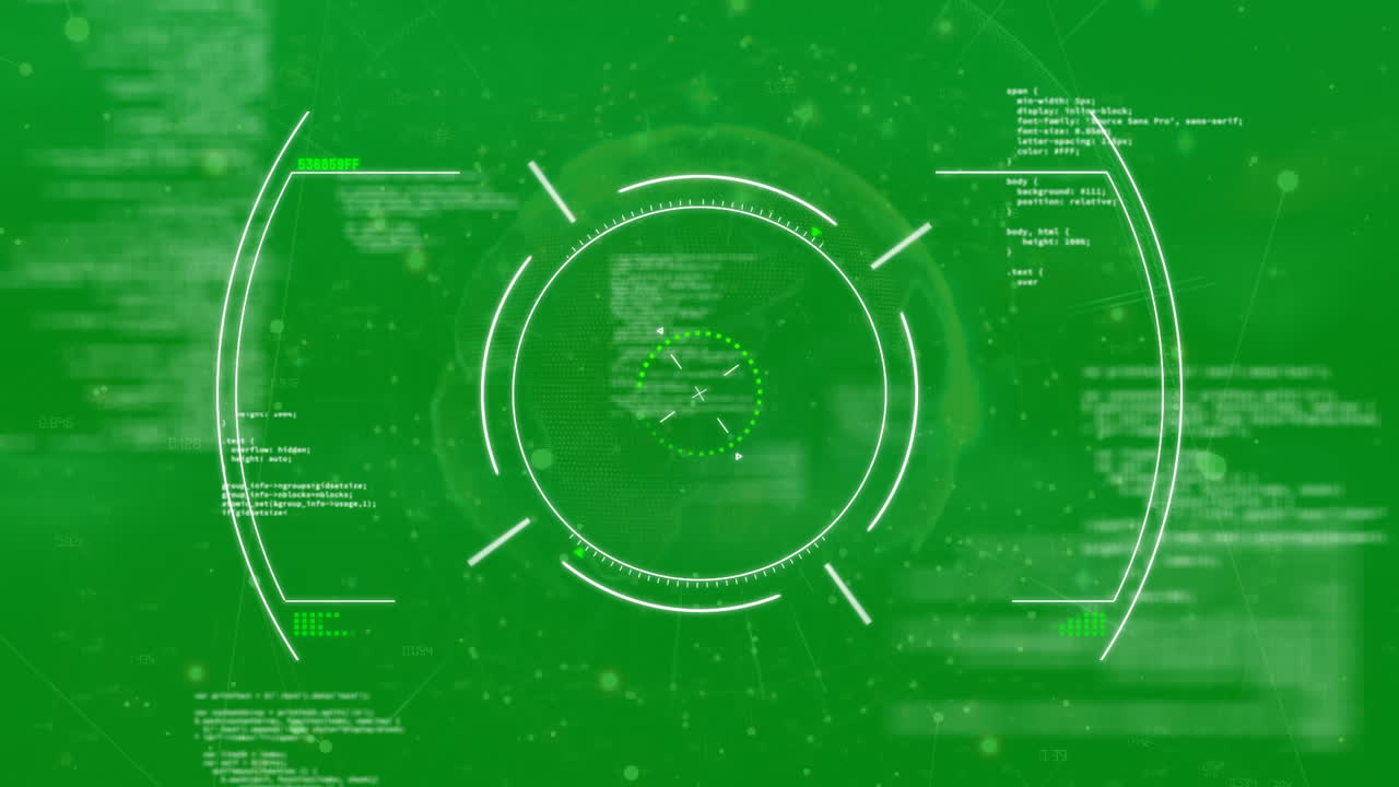 sistema de orientación con pantalla verde