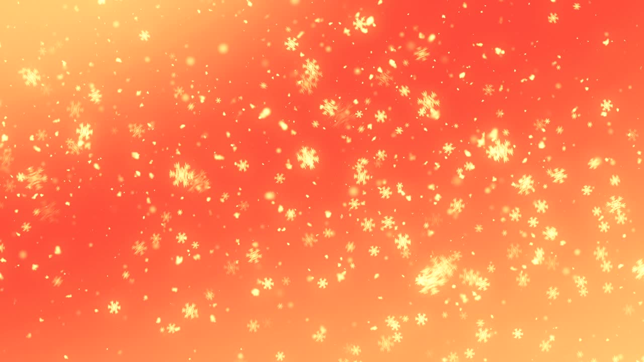 4k 스노우플레이크 루프