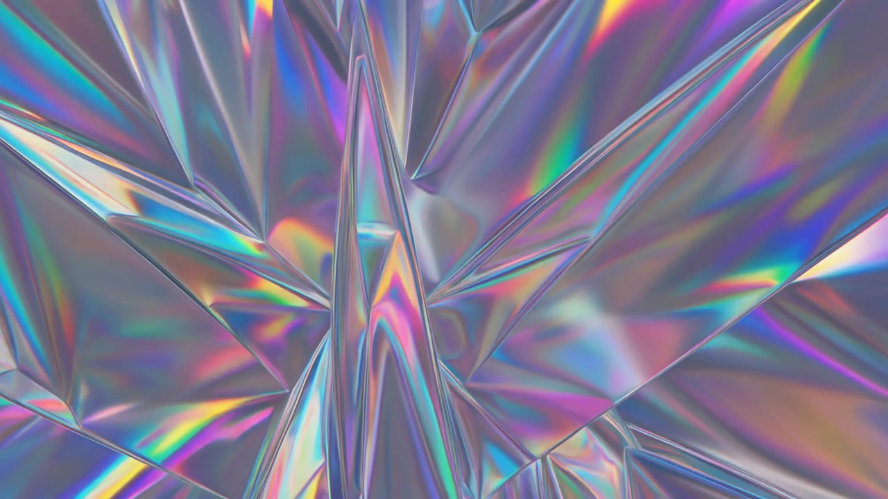 Abstrakt holografisk foliebaggrund med skiftende lysrefleksioner