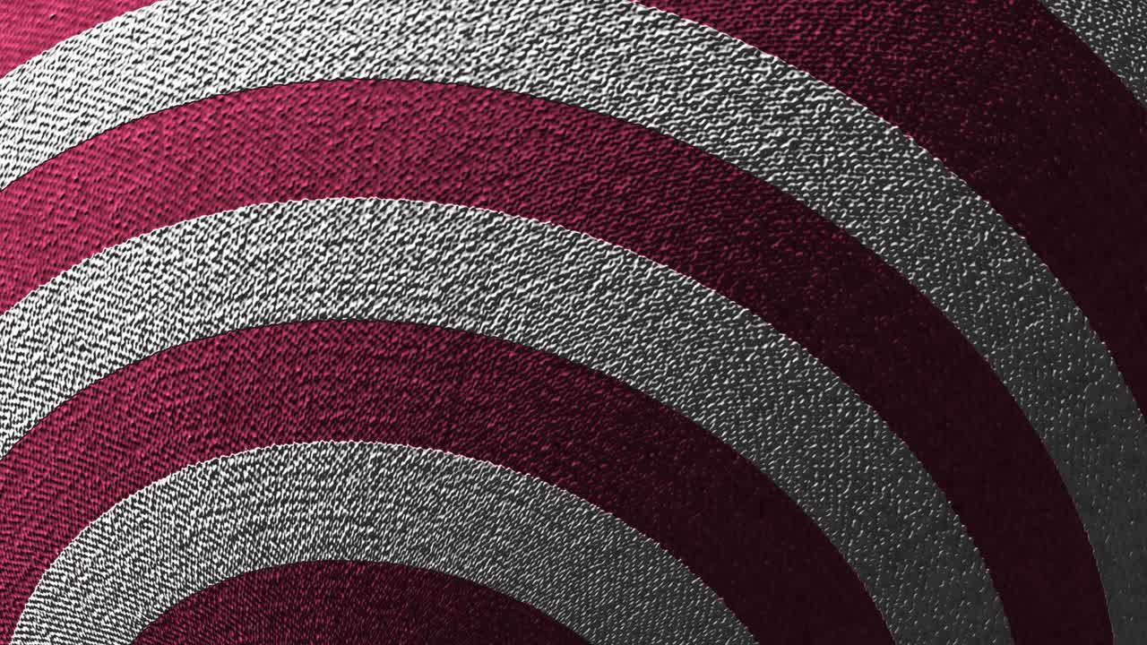 추상 무결 루프 클로즈업  빨간색과 색 3d 일러스트레이션 직물 공 표면 회전 4k 추상 텍스처 무한 루프 모션 비디오 배경 컨셉 프레젠테이션, 제목, 인트로