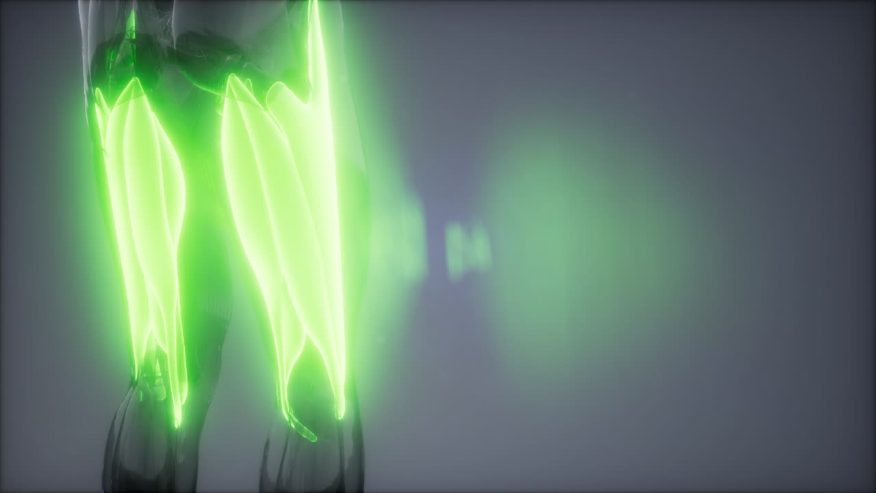 허 ⁇ 지 근육 - 눈에 보이는 근육 해부학 지도