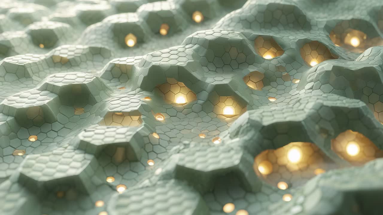Abstract Honeycomb Surface