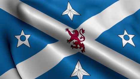 bandera de la ciudad de agitación