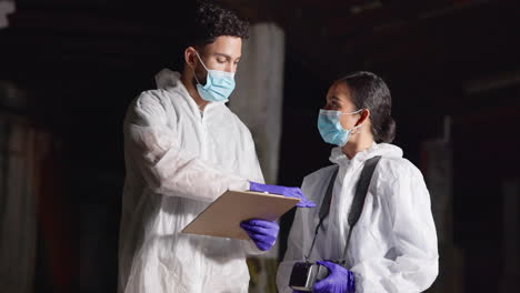 investigación de la escena del crimen