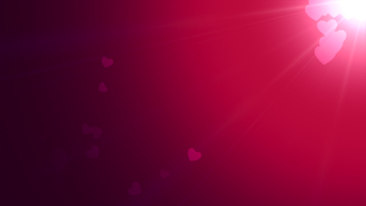 día de san valentín fondo brillante animación corazón romántico 38