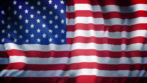 Animation-Der-Wehenden-Flagge-Der-Vereinigten-Staaten