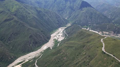 parque nacional chicamocha vista aérea del cañón en los andes colombia paisaje montañoso