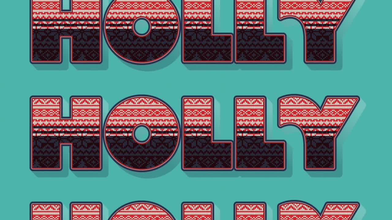 불꽃놀이 와 크리스마스 장식 에 대한 크리스마스 축하 문자 의 애니메이션