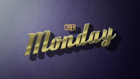Retro-Cyber-Monday-text-on-purple-grunge-texture-in-80s-style