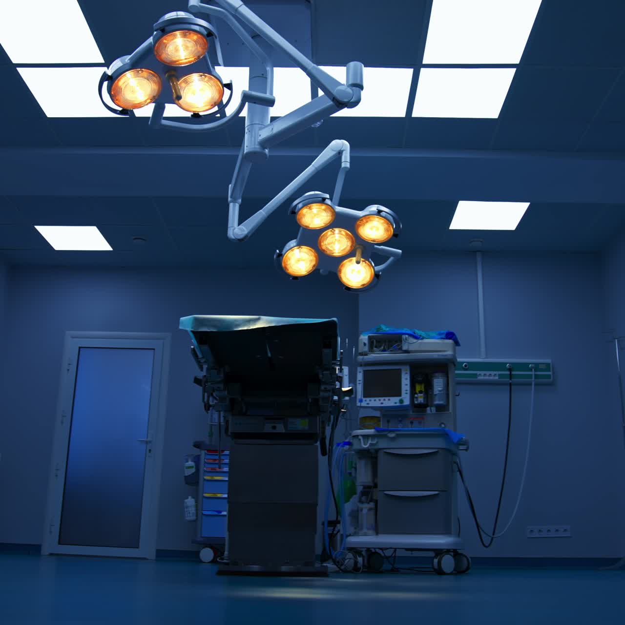 Operation medical healthcare technologies. Emergency professional light