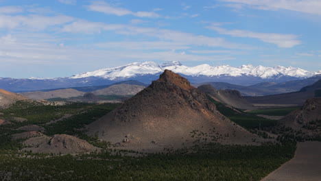 stunning aerial view of the andes mountains, snowy, breathtaking landscape, esquel in argentina, wide angle, copy space