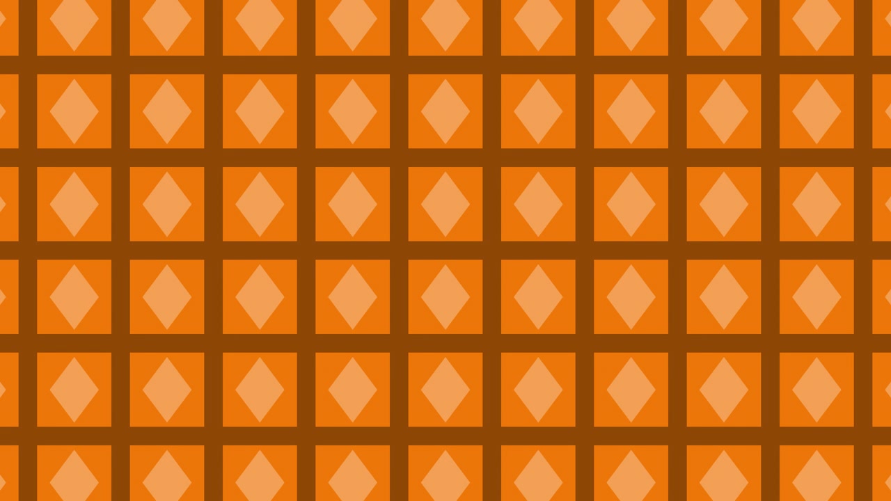 Geometric Orange and Brown Pattern