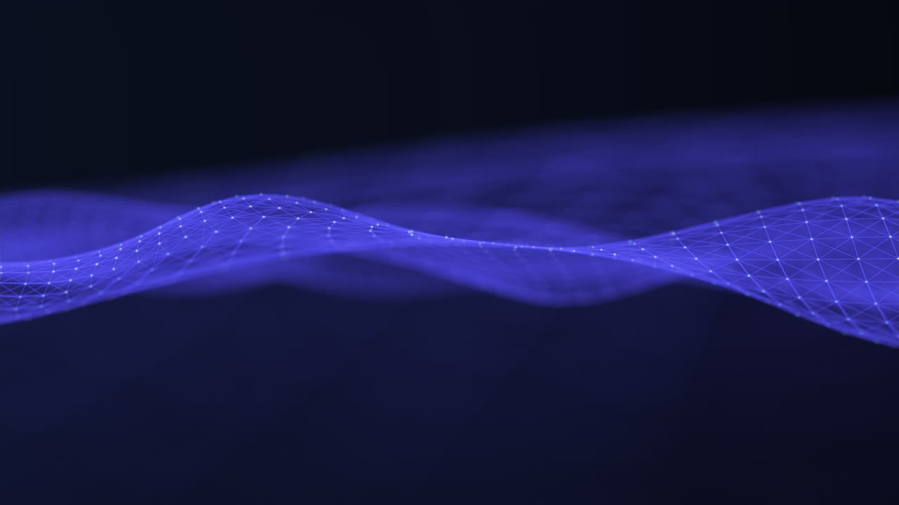 Abstract Communication Network with Moving Dots Loop