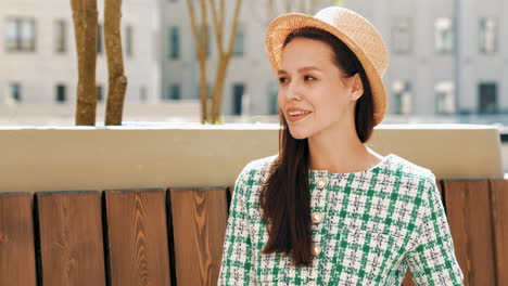 stylish woman enjoying the outdoors