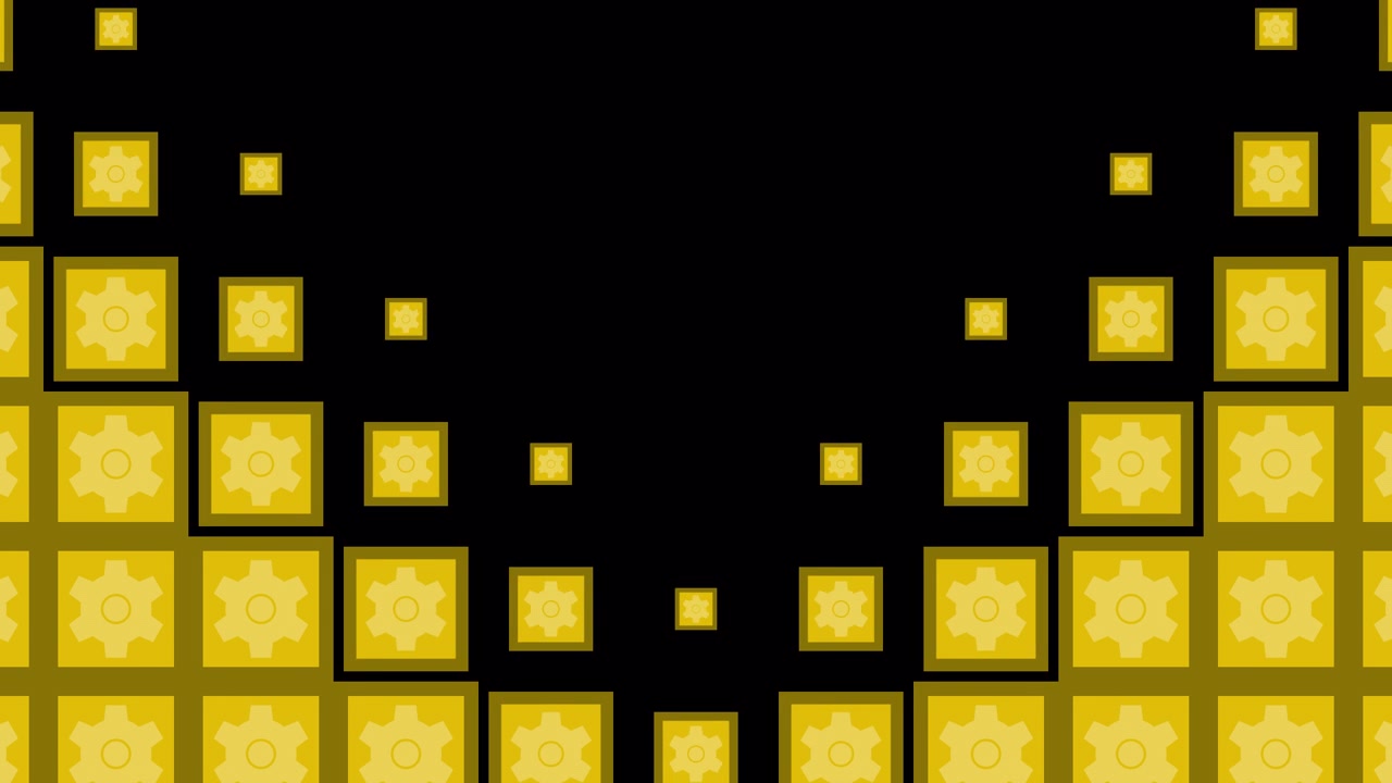 Geometric Gear Pattern