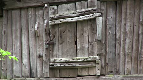 close up of wooden hut in finland