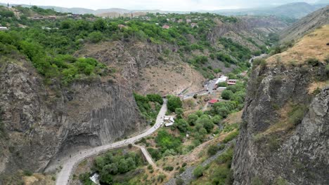 4k high resolution drone video of the beautiful boven-azatvallei- azat valley armenia