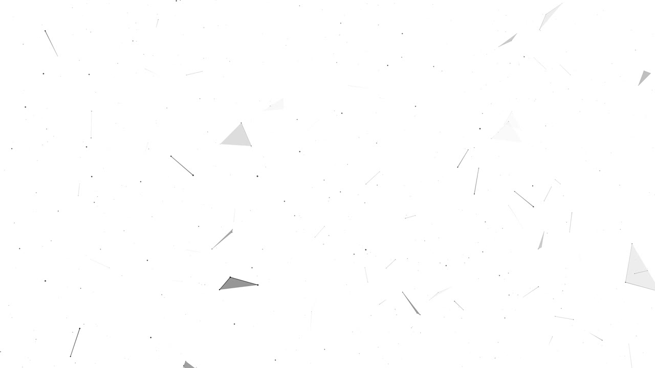 Subtle Rotating Plexus Particles on White Backdrop