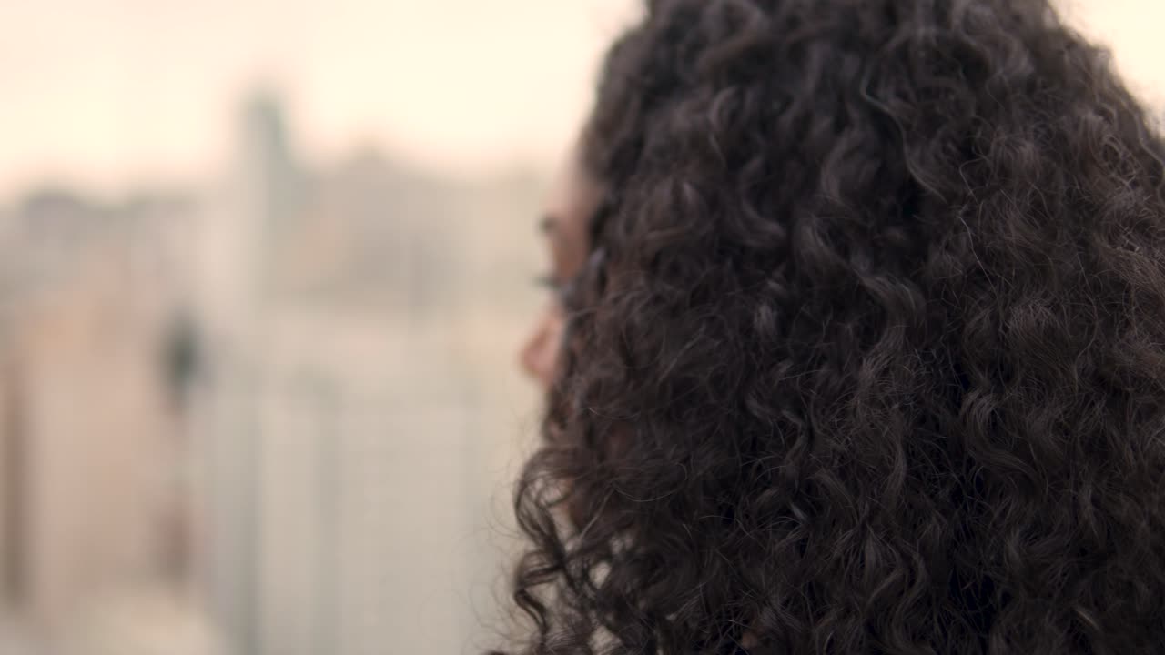 hermosa, mujer, negra, deseo, éxito