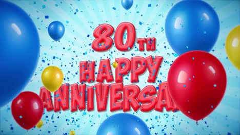 80th happy anniversary celebration