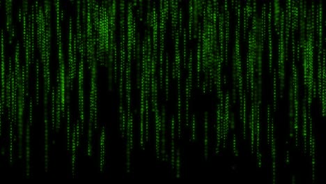 binary code ai futuristic abstract dark fast moving binary computer data cyberspace technology high