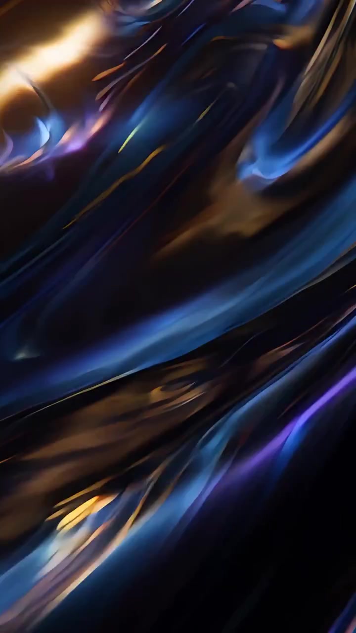 Sfondo di Onde Metalliche Astratte 4K