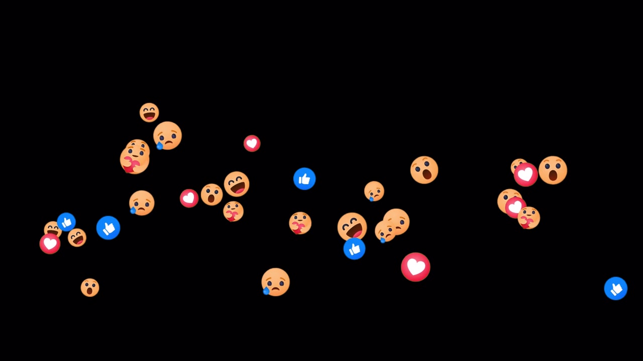 Simple Facebook Live Floating Emojis