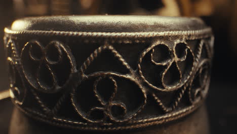 ornate metal top