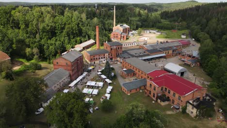 farmers market and co working festival organized in and old abandoned factory