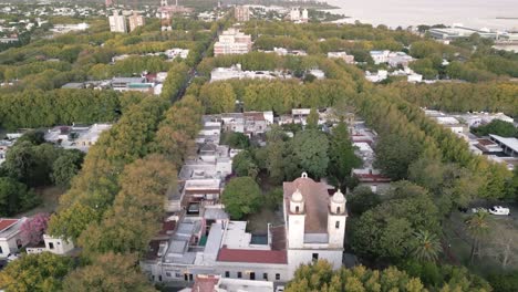 aerial-of-Colonia-del-sacramento-Uruguay