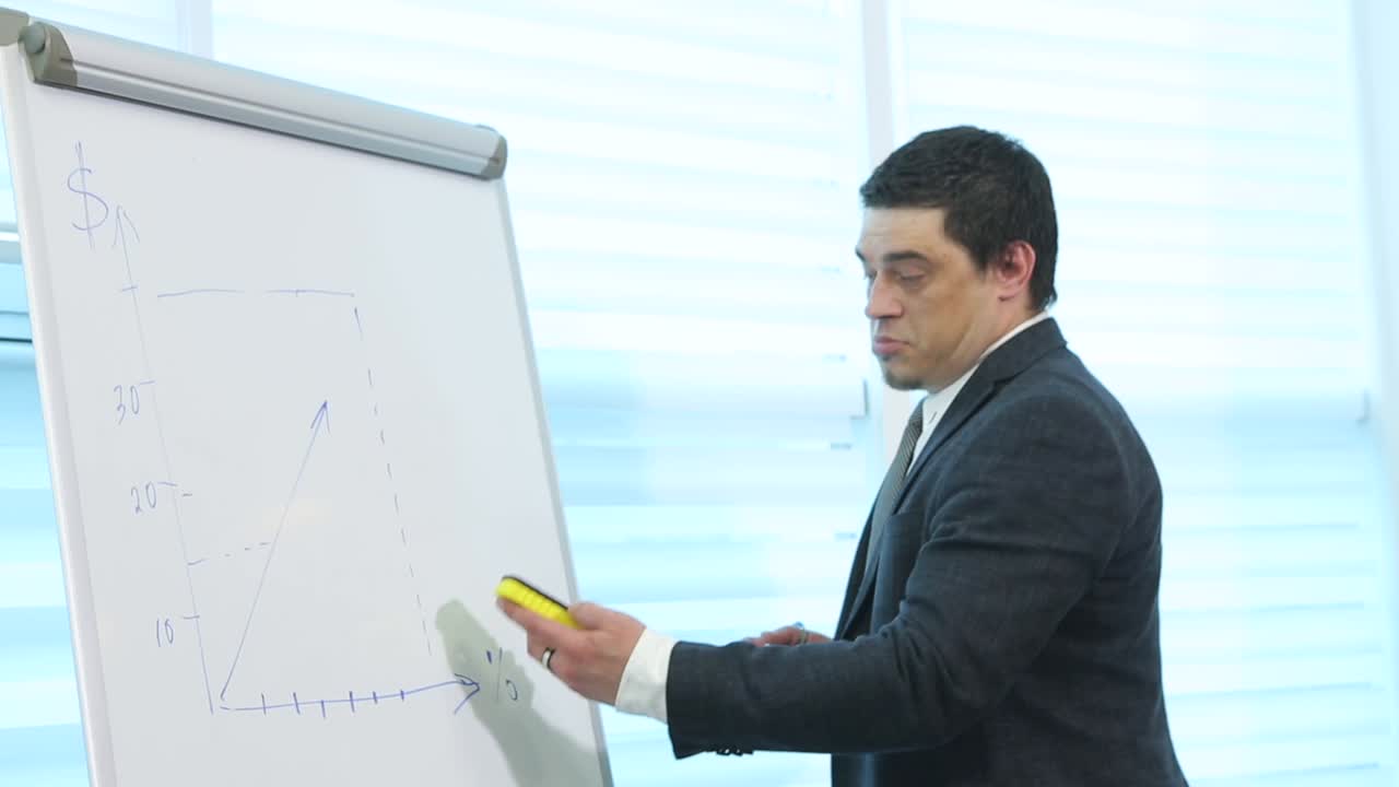 Business People Analyzing Statistics. Business people analyzing statistics, financial concept