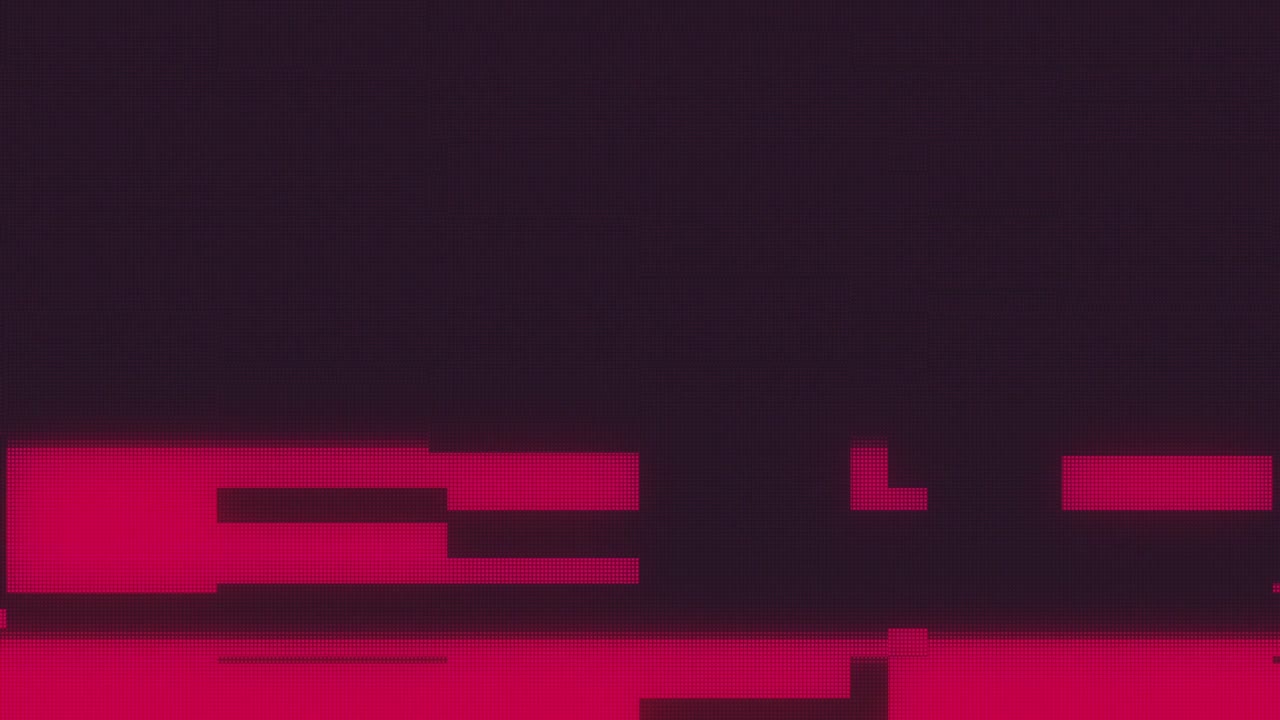 diseño único abstracto animación digital ruido de píxeles error de fallo daño de video