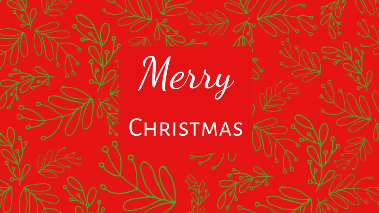 메리 크리스마스 미슬토에 쓰여진