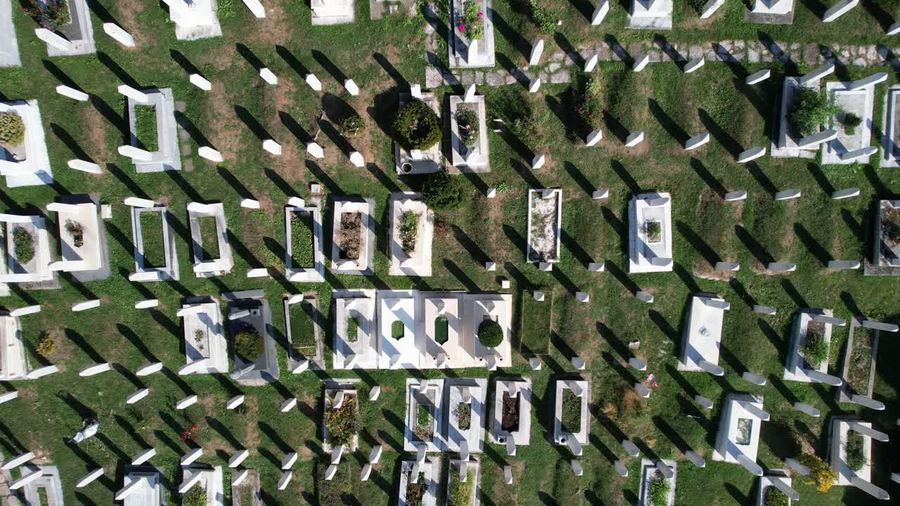 cementerio musulmán vista aérea