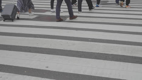 people crossing a city street