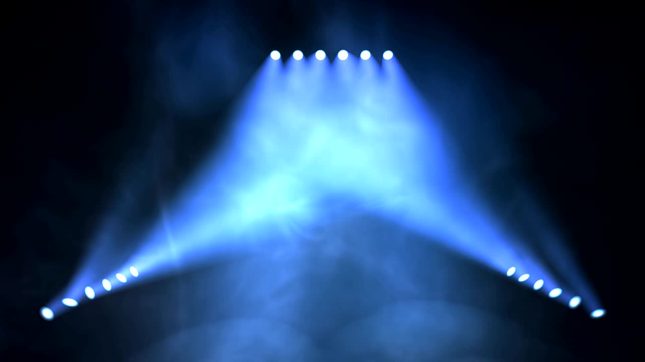 Stage lights turning on and off. Seamless looping animation.