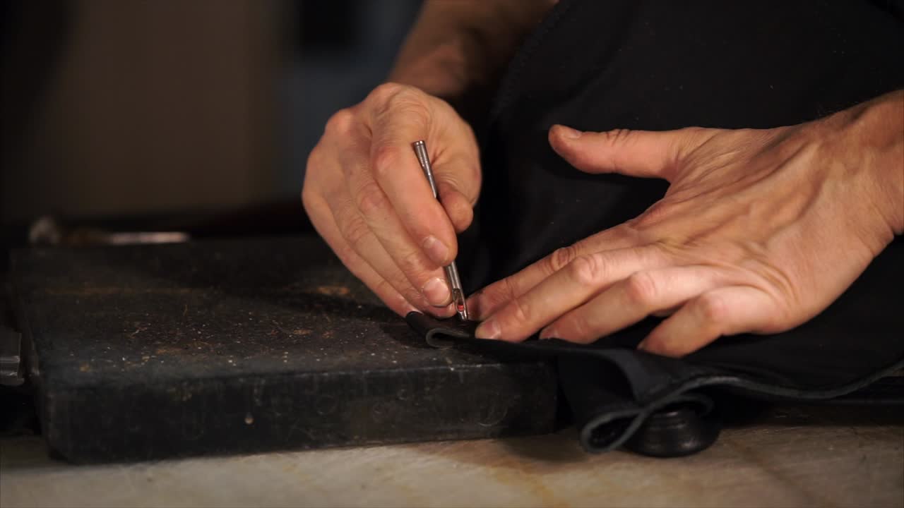 Leatherworking process