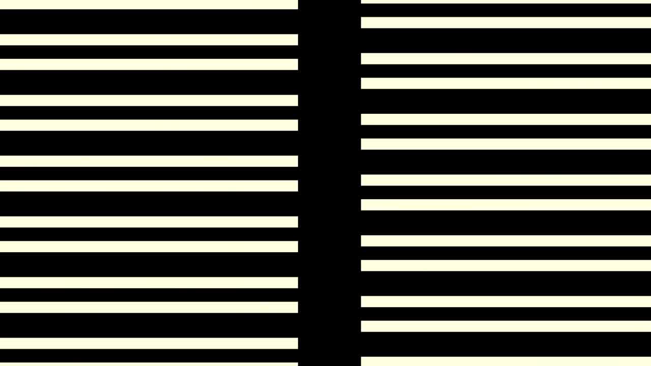 animación compuesta por rayas de colores intersectadas.