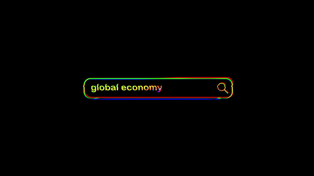 Digitare "Economia globale" in una barra di ricerca
