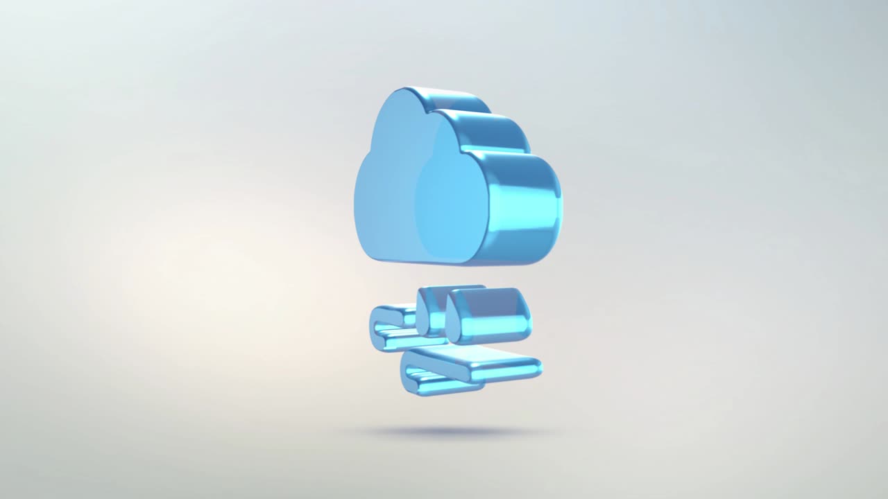 날씨 예보 아이콘, 투명한 유리 구름. 알파 채널과 함께 비와 바람의 구름의 회전 상징