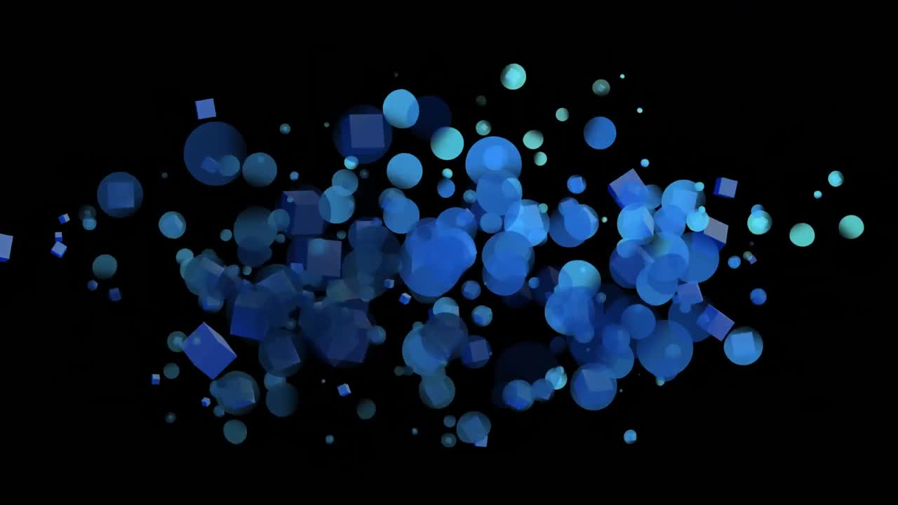 블루 보케 조명