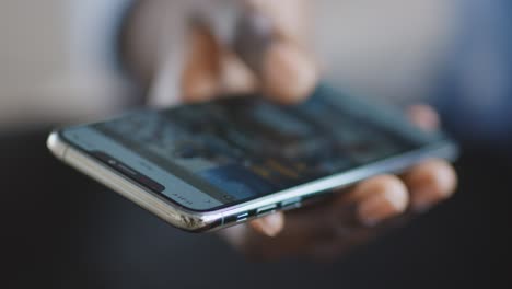 person holding smartphone