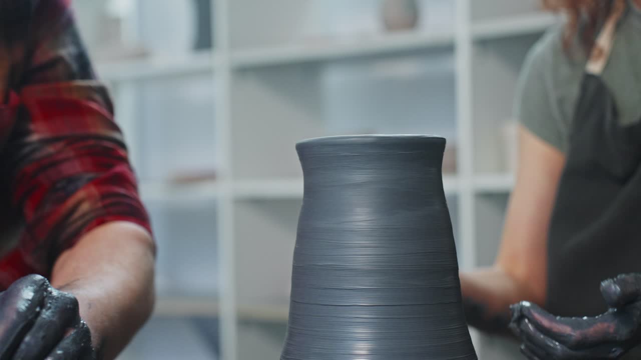 Pottery Workshop: Hands Shaping Clay