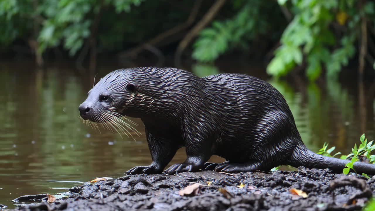 River Otter in its Natural Habitat