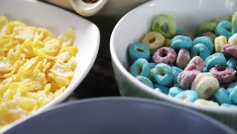 bowls of various breakfast 4k